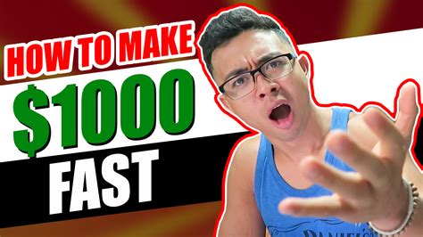 How to make $1000 fast. Things To Know About How to make $1000 fast. 
